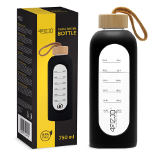4FIZJO Üveg vizes palack 750 ml kulacs, kulacstartó