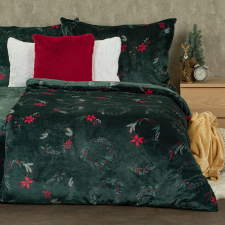 4Home Poinsettia mikroflanel ágyneműhuzat, 140 x 220 cm, 70 x 90 cm lakástextília