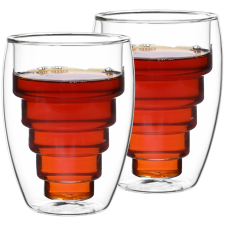  4home Pyramide HotCool thermo pohár 250 ml, 2 db üdítős pohár