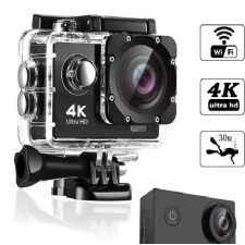4K ultra HD 30 méterig vízálló WiFi-s sportkamera, búvárkamera sportkamera