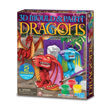 4M Creative set Mould &amp; Paint - Dragon kreatív és készségfejlesztő