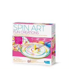 4M Mini kreatív készlet - Spin Art Painter&#039;s Wheel, LittleCraft kreatív és készségfejlesztő