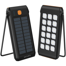 4smarts Solar TitanPack Flex 10000mAh with Stand and Flashlight black / orange (4S456301) power bank