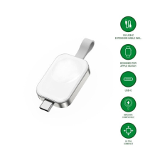 4smarts VoltBeam Apple Watch vezeték nélküli töltő USB-C csatlakozóval, fehér okosóra kellék
