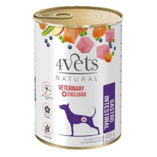 4Vets NATURAL VETERINARY EXCLUSIVE GASTRO INTESTINAL 400g emésztőrendszeri betegségekben szenvedő kutyáknak kutyaeledel
