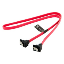 4world HDD Cable SATA 3 SATA 60cm right latching red kábel és adapter