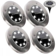 4x kerti lámpa készlet 8x LED 0,8W SOLÁR FÖLDRE SZERELT IP54 kültéri világítás