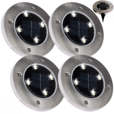 4x kerti lámpa szett 4x LED 0,4W SOLÁR FÖLDRE SZERELT IP54 kültéri világítás