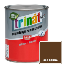 500 BARNA - TRINÁT MAGASFÉNYŰ ZOMÁNCFESTÉK - 0,25 L zománcfesték