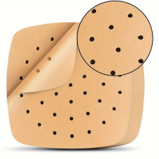  50 db-os Air Fryer Sütőpapír – Egészséges Olajmentes Sütéshez papírárú, csomagoló és tárolóeszköz