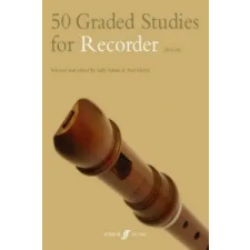  50 Graded Studies for Recorder – Sally Adams idegen nyelvű könyv