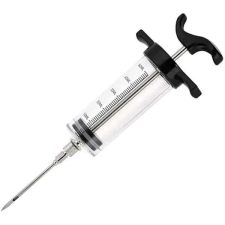 50 ml-es húspácoló fecskendő 3 acéltűvel kerti sütés és főzés