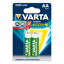 Varta Tölthető elem, AA ceruza, 2x2400 mAh, előtöltött, "Power Accu" tölthető elem