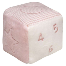 55043719 Plüss Csörgő kocka 8*8*8 cm színes csörgő