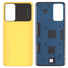  55050001JC7D Gyári akkufedél hátlap - burkolati elem Xiaomi Poco M4 Pro 5G, sárga mobiltelefon, tablet alkatrész