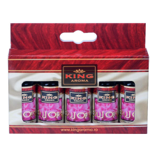  5 db-os illatos olajos csomag aromaterápiához, Bazsarózsa, Kingaroma, 10 ml illóolaj