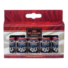 5 db-os illatos olajos csomag aromaterápiához, Dohányzás elleni, Kingaroma, 10 ml illóolaj