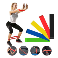 5 különböző erősségű fitnesz szalag fitness eszköz