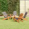  5 részes tömör akácfa kerti Adirondack ülőgarnitúra