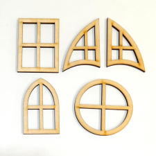  5 részes tündérablak szett. dekorációs kellék