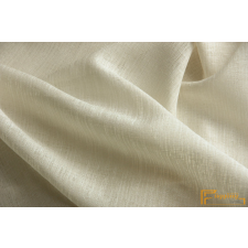  (5 szín) Exter natúr hatású fényáteresztő függöny-Ekrü lakástextília