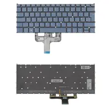  5CB1J51023 gyári új, magyarított ezüst háttérvilágításos laptop billentyűzet, keret nélkül laptop alkatrész
