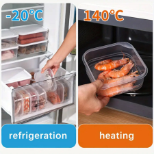  5db Ételtároló és Fagyasztó Doboz Készlet, Praktikus Konyhai Tárolásra papírárú, csomagoló és tárolóeszköz