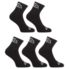  5PACK FeketeStyxboka zokni (5HK960) S