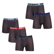 5PACK Férfi boxeralsó Benysøn fekete (7124) XXL férfi alsó