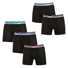 5PACK Férfi boxeralsó Gianvaglia fekete (5012-5) XL férfi alsó