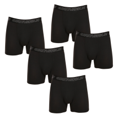  5PACK Férfi boxeralsó Gianvaglia fekete (GVG-5015) M