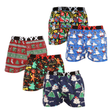  5PACK Tarka Férfi boxeralsó art Styx sport gumi (5B1280814) M