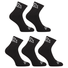  5PACK zokni Styx bokazokni fekete (5HK960) M