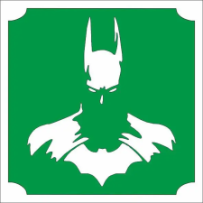 5x5 cm-es Csillámtetoválás sablon - Batman 158 csillámtetoválás