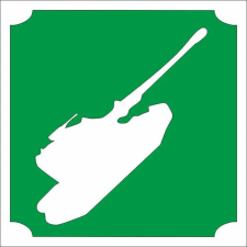  5x5 cm-es Csillámtetoválás sablon - Tank 215 csillámtetoválás
