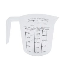  600 ml-es műanyag mérőkancsó konyhai eszköz