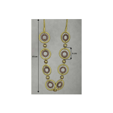  62  függönyelkötő Olívazöld lakástextília