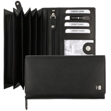  642960 012 Choice női bőr pénztárca fekete