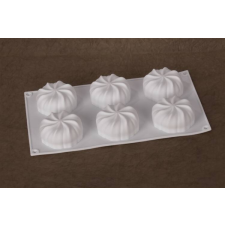  6 adagos csavart félgömb szilikon mousse forma sütés és főzés