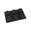  6 adagos csavart mintás szilikon mousse forma