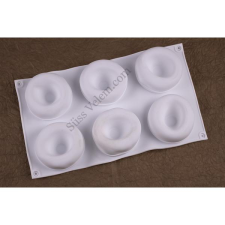  6 adagos fánk alakú szilikon mousse forma sütés és főzés
