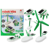  6 az 1-ben napelemes játék robot készlet