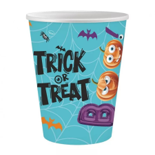 6 darabos papír pohár – Halloween – Csokit vagy csalunk party kellék