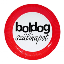  6 darabos papír tányér – Boldog születésnapot felirattal party kellék