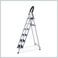  6 fokos háztartási létra, fehér SLH1374 létra és állvány