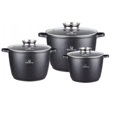 6 részes KlönBerg Edénykészlet Kemény Gránit Bevonattal edény