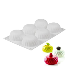  6 részes szilikon forma – Samurai – Csavart muffin sütés és főzés