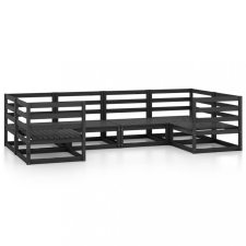  6 részes tömör fenyőfa kerti ülőgarnitúra kerti bútor