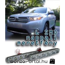 6 SMD LED menetfény / helyzetjelző autó tuning