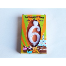 6 szám gyertya gyertya